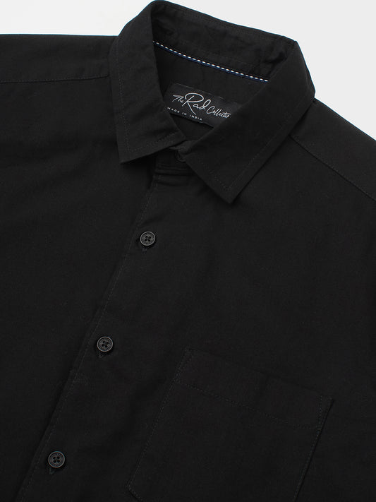 Classic Black Oxford Shirt