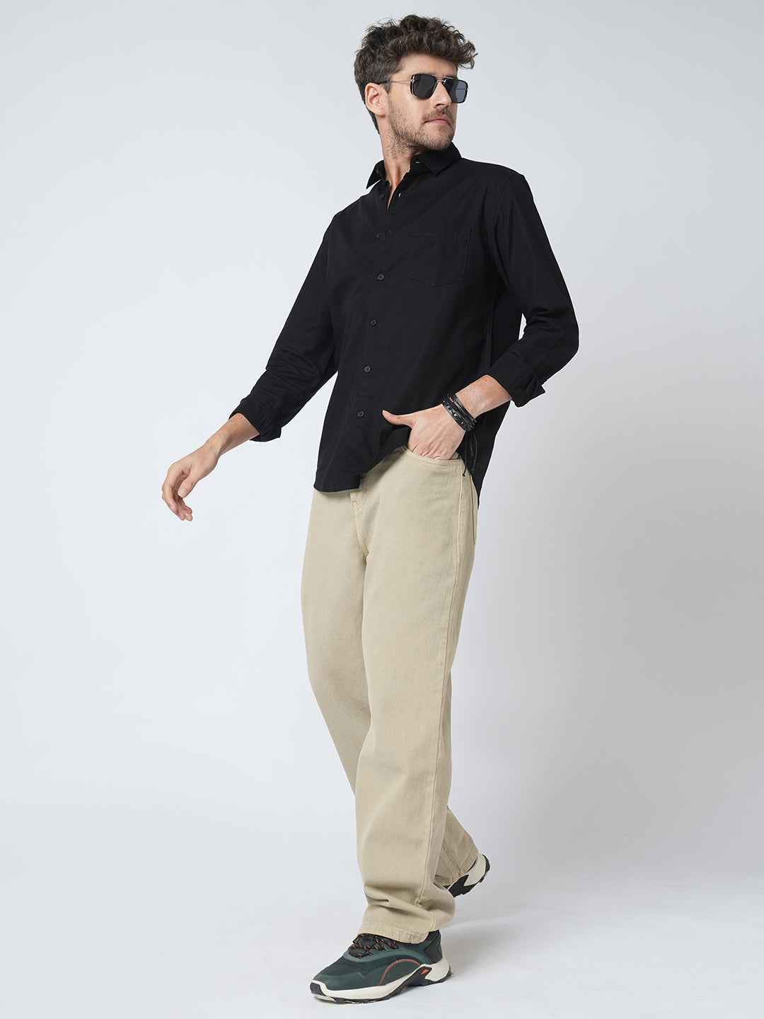 Classic Black Oxford Shirt