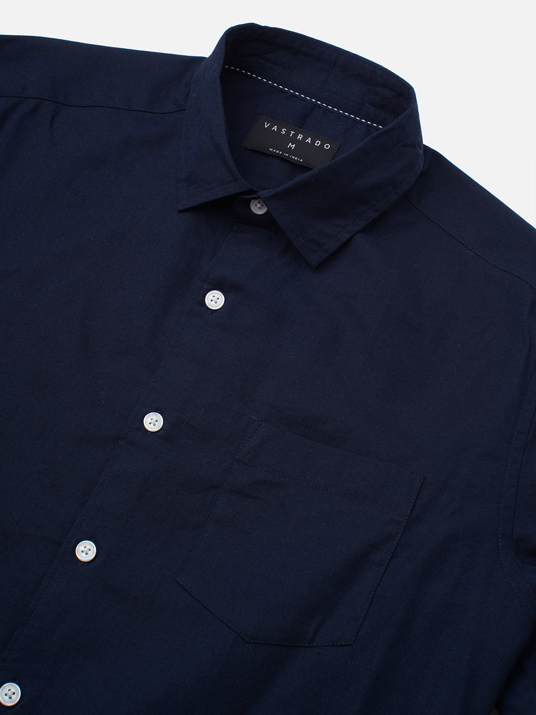 Regal Navy Slub Shirt