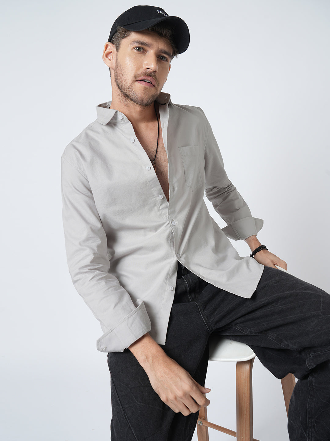 Grey Earth Haze Everyday Shirt