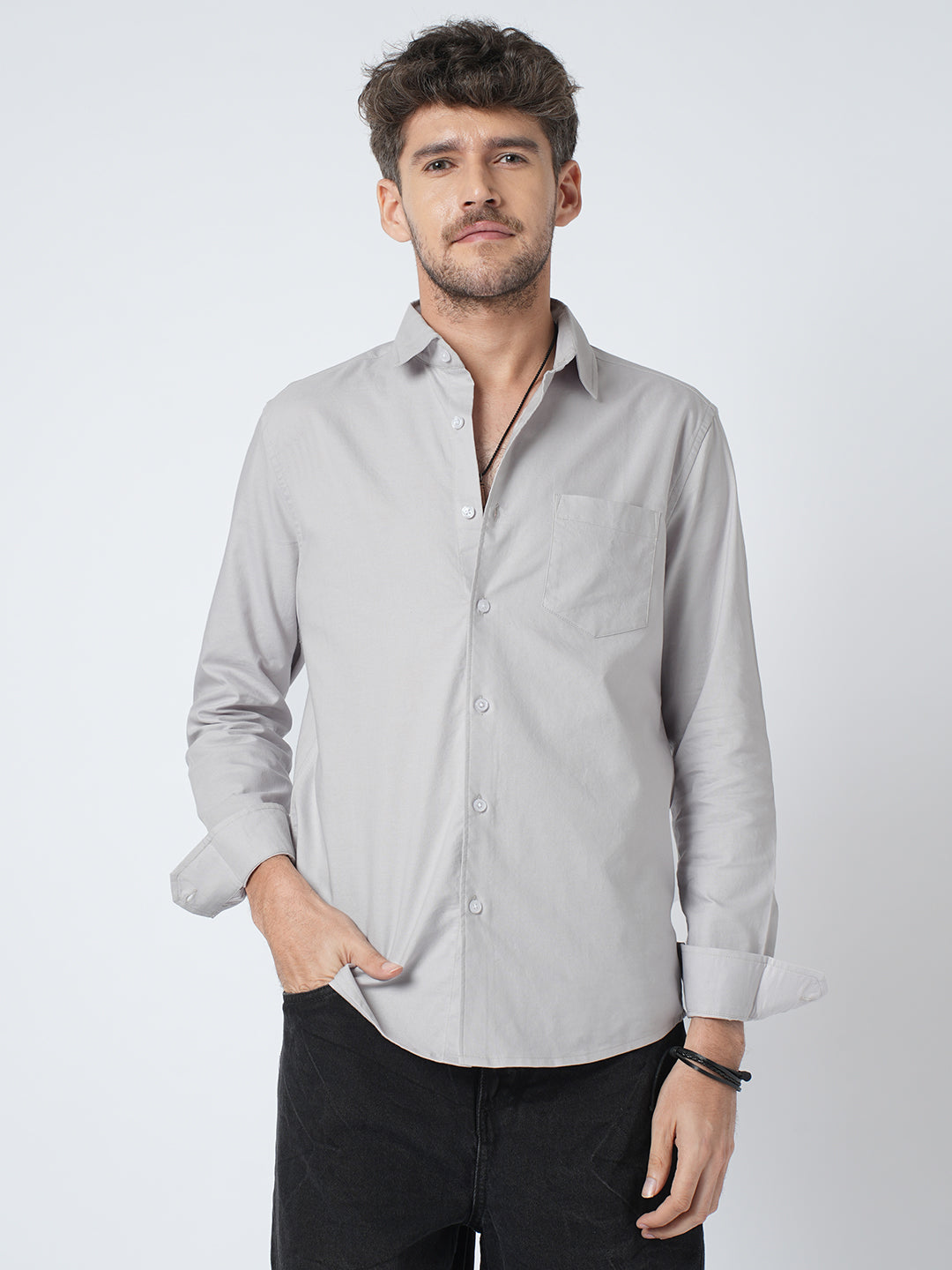 Grey Earth Haze Everyday Shirt