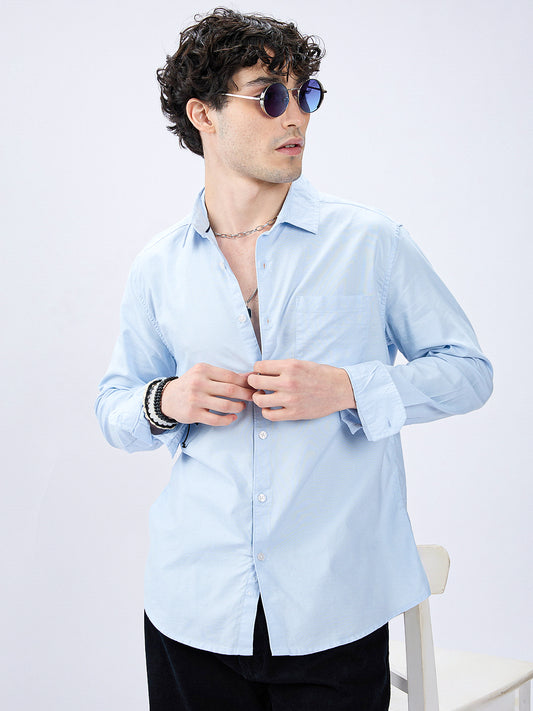 Ice Mist Office Classic Oxford Shirt