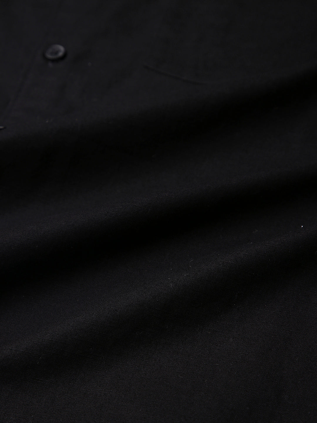 Jet Black Essentials Slub Shirt
