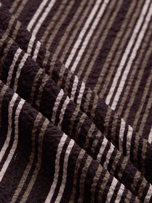 Contrast Pinstripe Evening Shirt