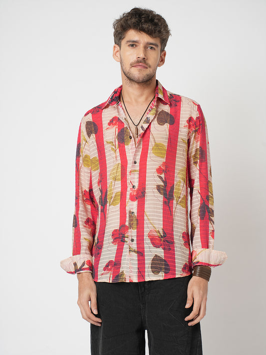 Rose Garden Striped Shirt