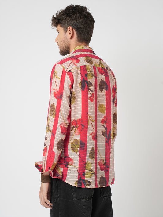 Rose Garden Striped Shirt