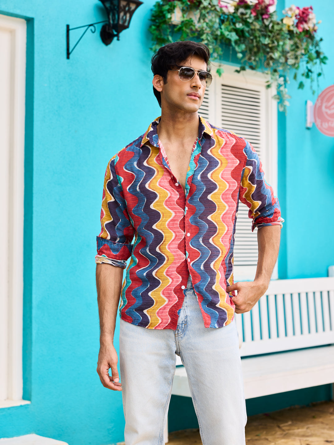 Chromatic Wave Psychedelic Shirt