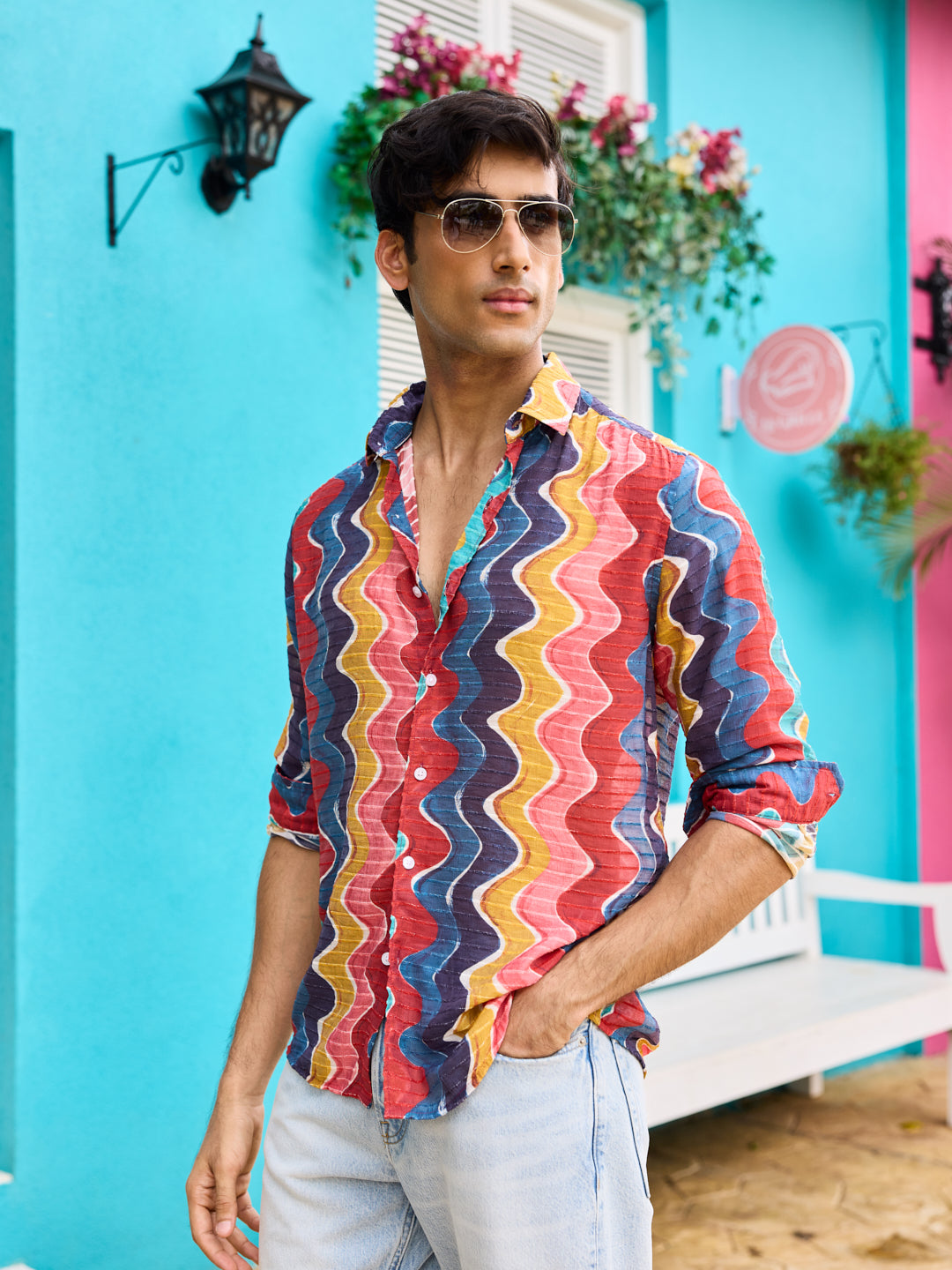 Chromatic Wave Psychedelic Shirt