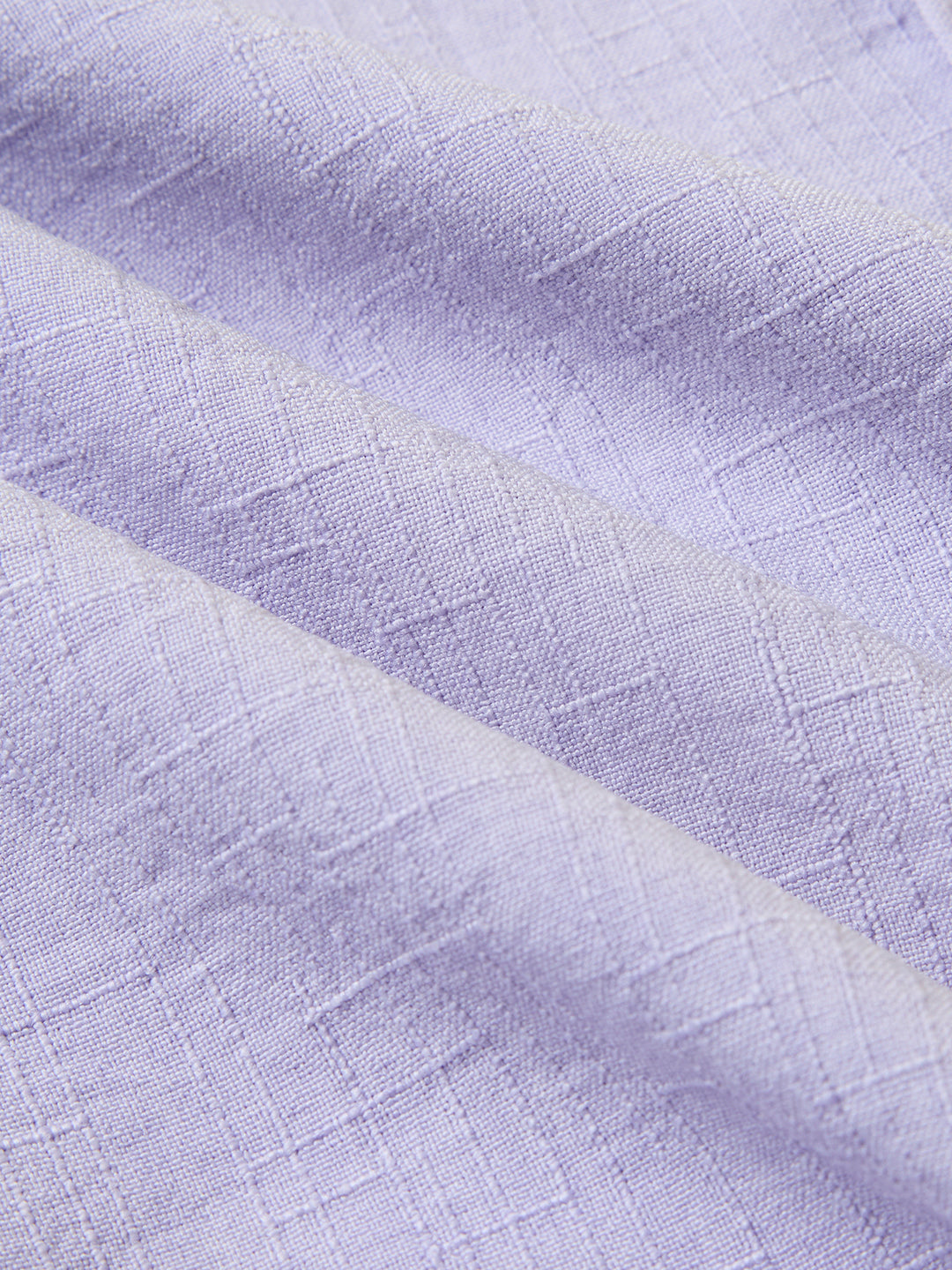 Classic Pastel Lavender Gridline Shirt