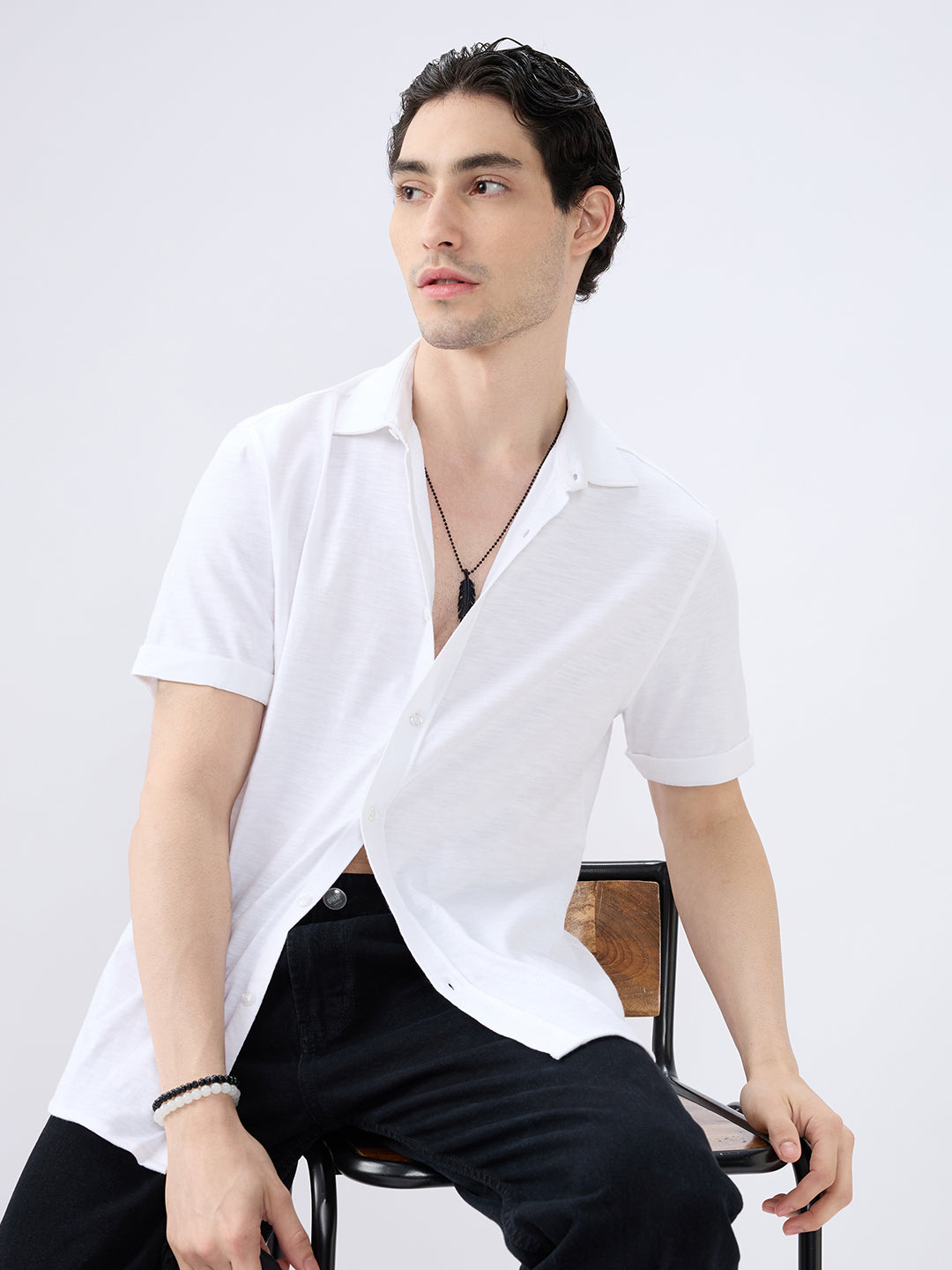 Classic Pearl White Everyday Shirt