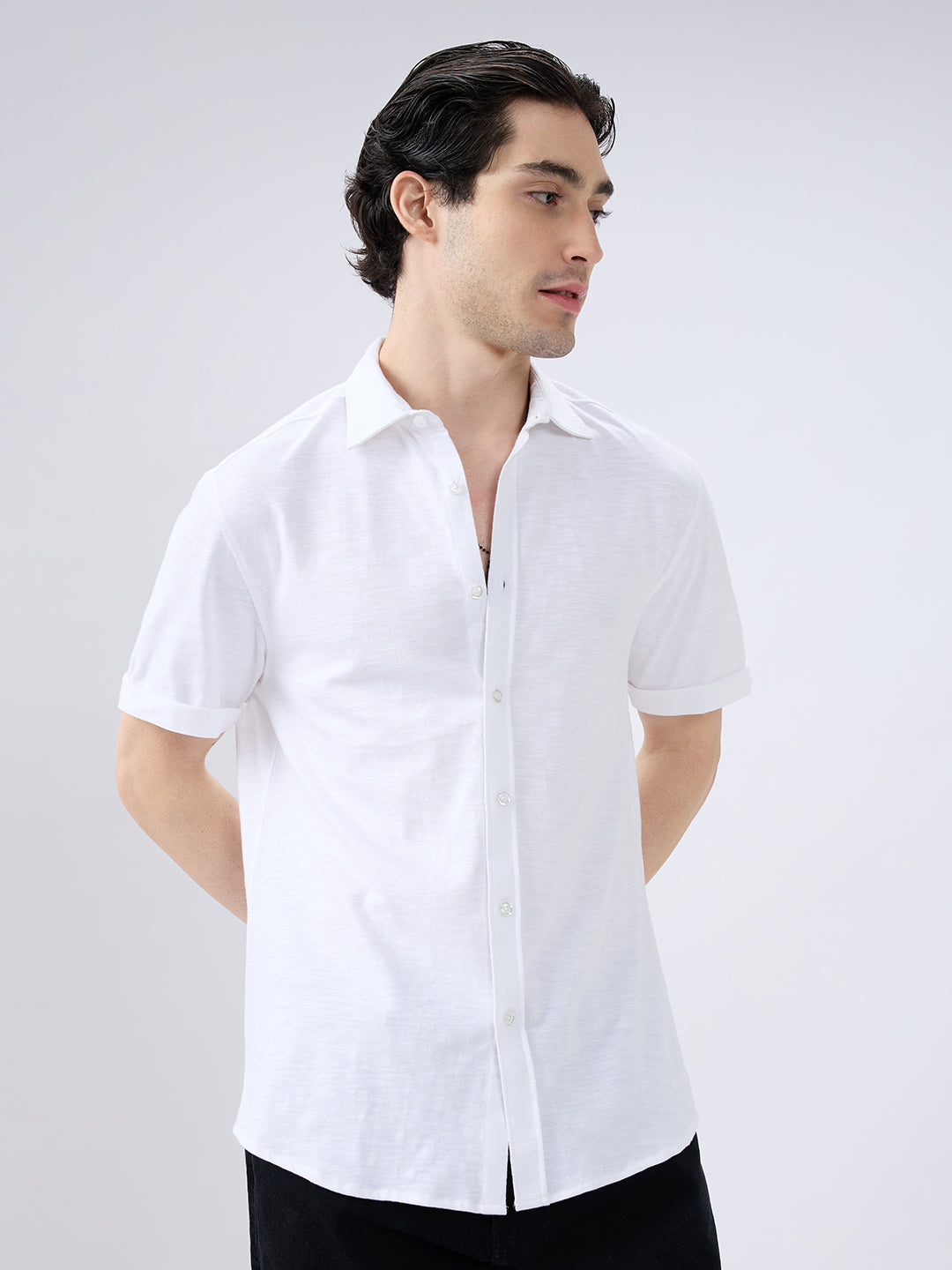 Classic Pearl White Everyday Shirt