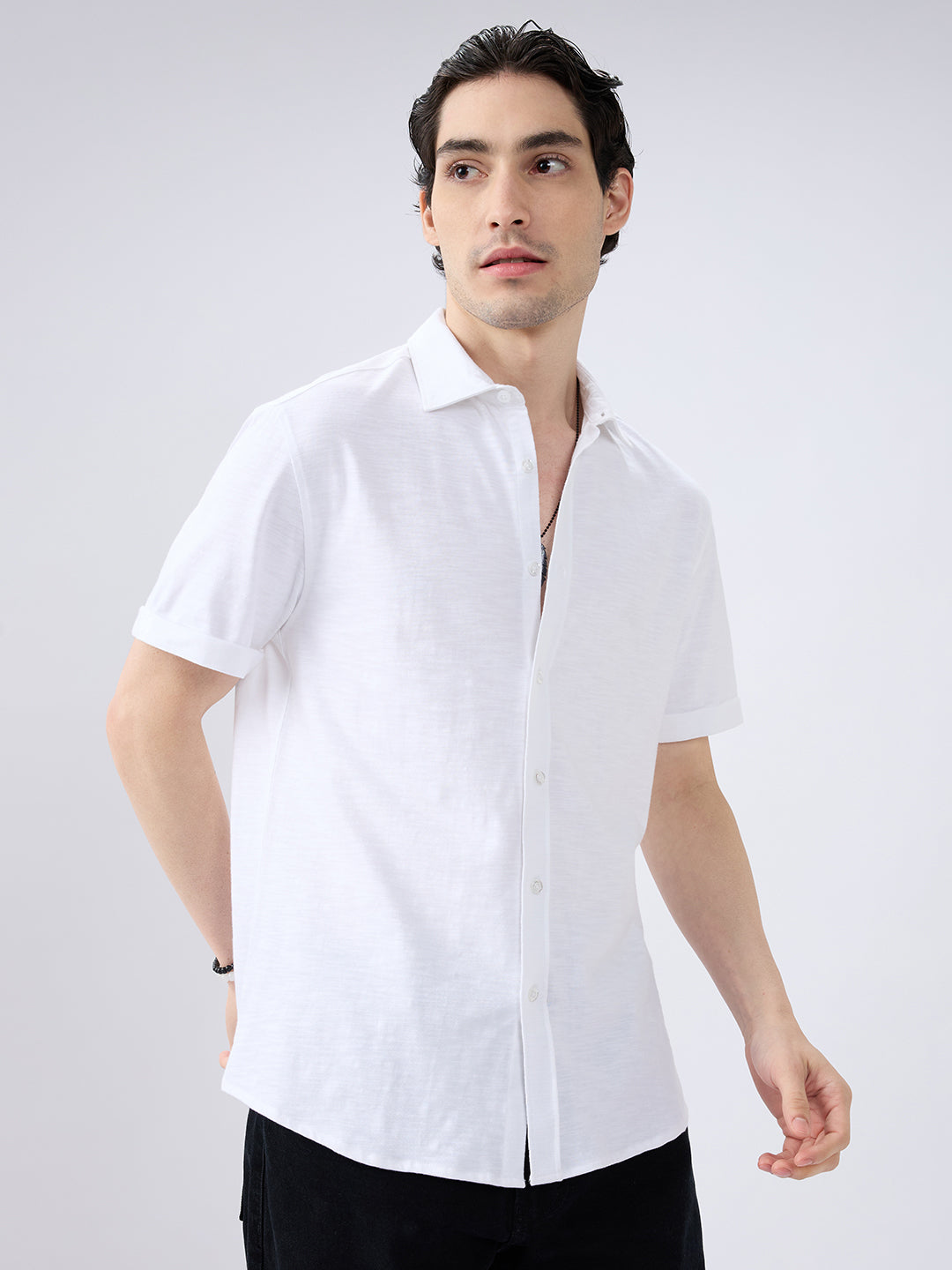 Classic Pearl White Everyday Shirt