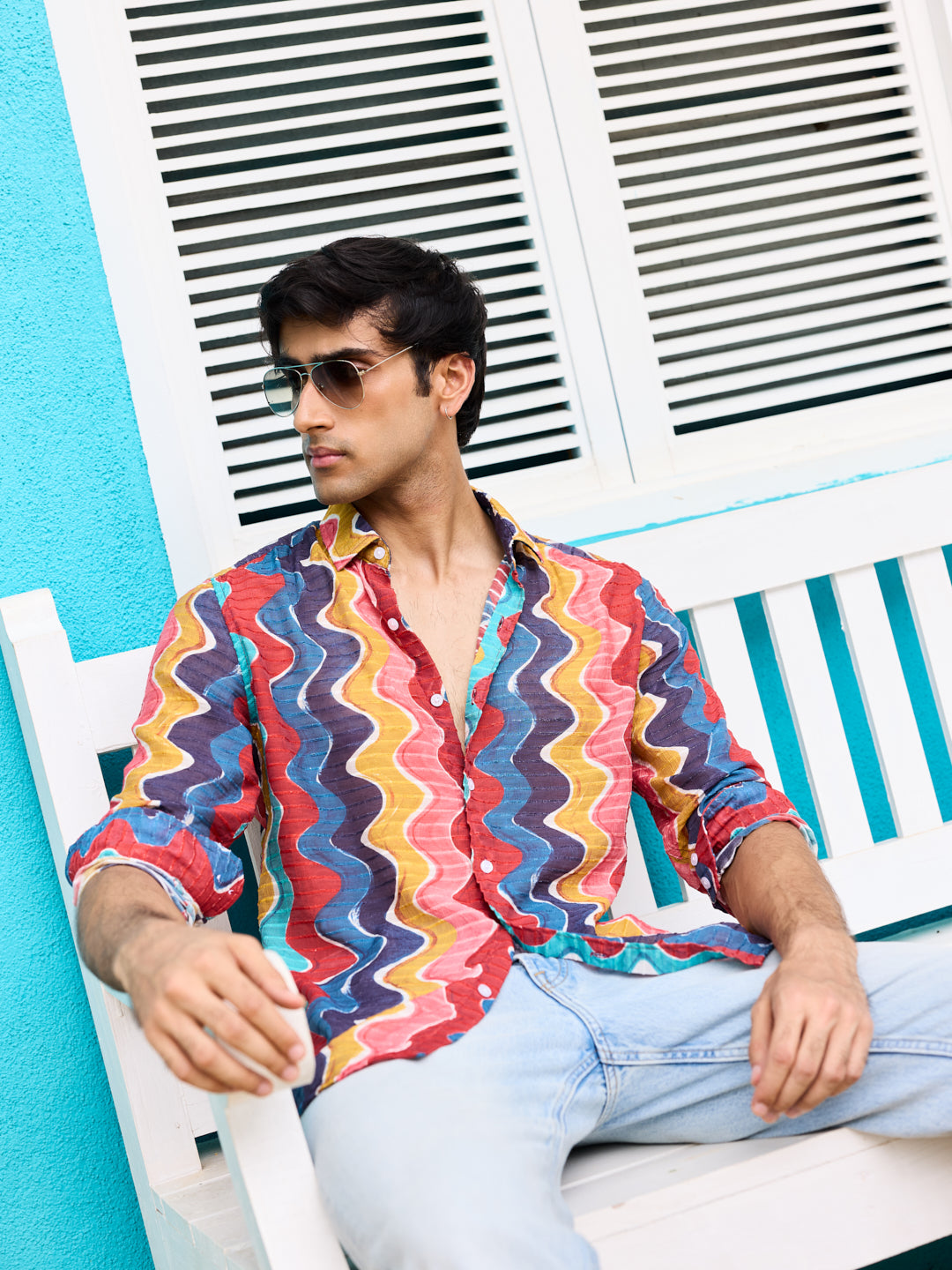 Chromatic Wave Psychedelic Shirt