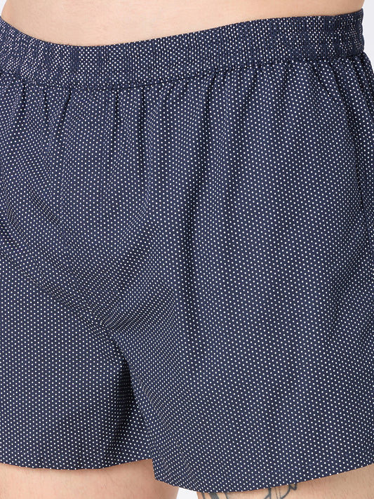 Arctic Checks Jacquard & Black Micro Dot Printed Boxers