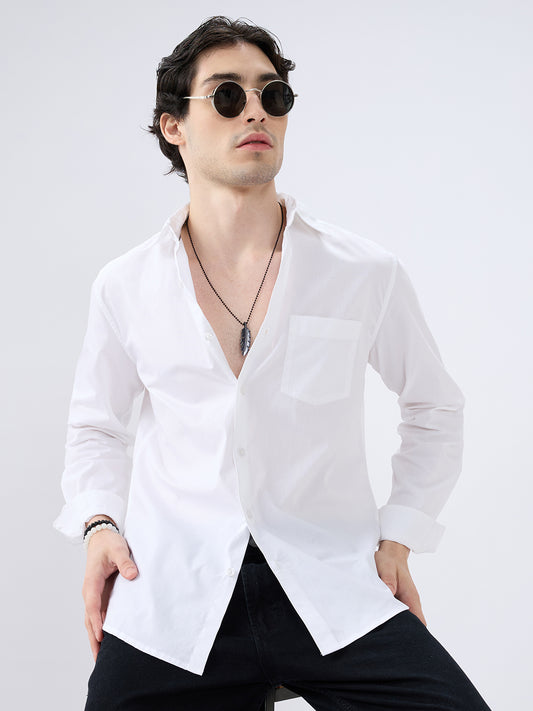 Minimal White Essentials Shirt