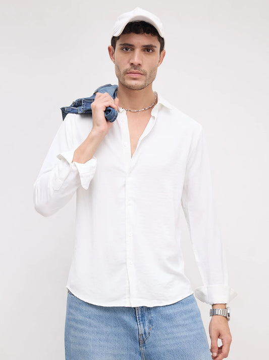 Snow White Air Light Feathery Soft Shirt