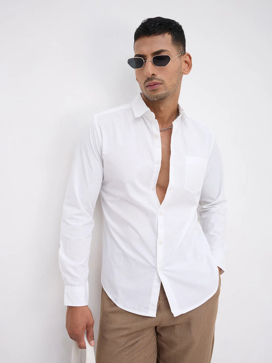 Minimal White Essentials Shirt