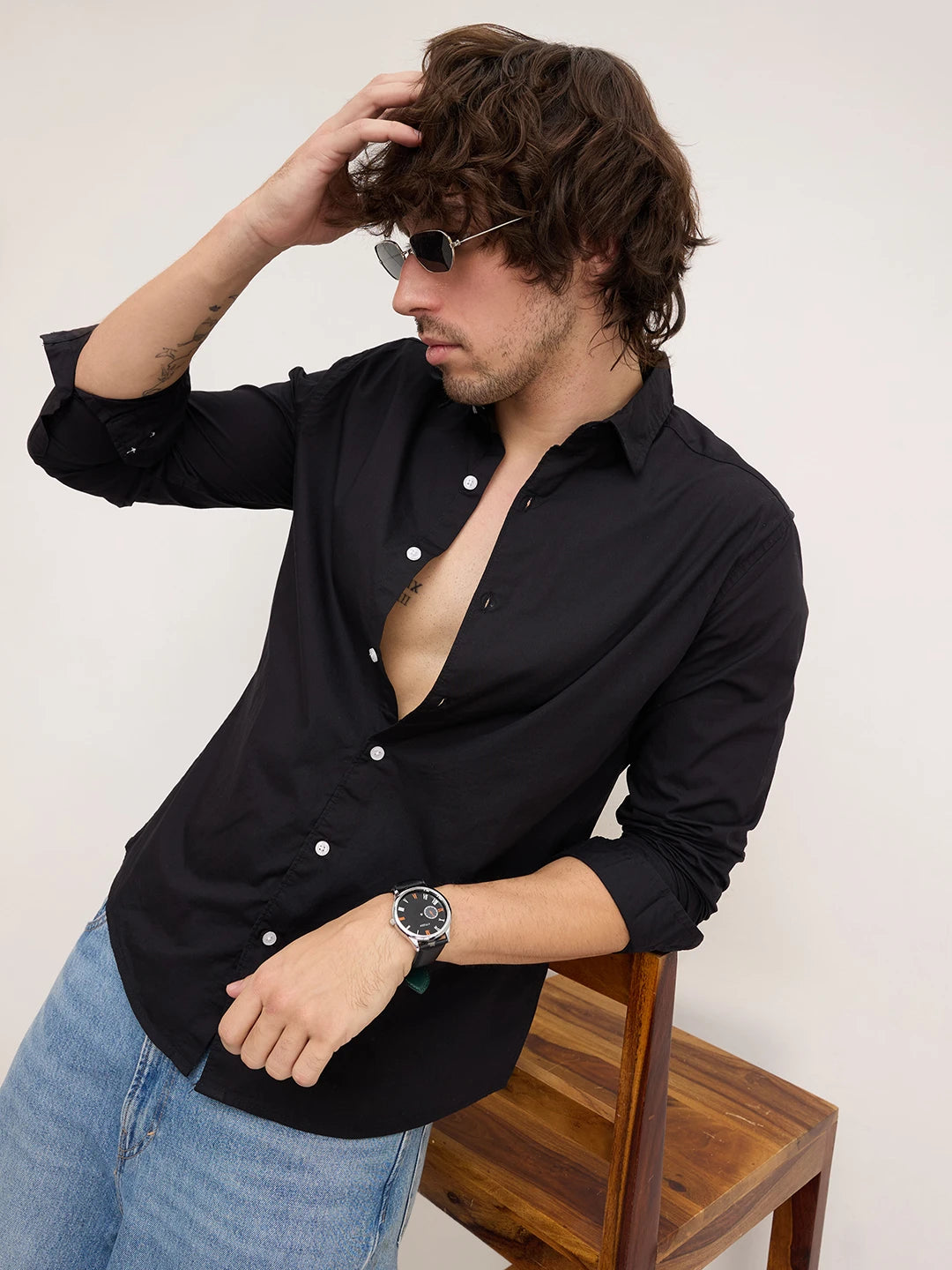 Timeless Jet Black Shirt