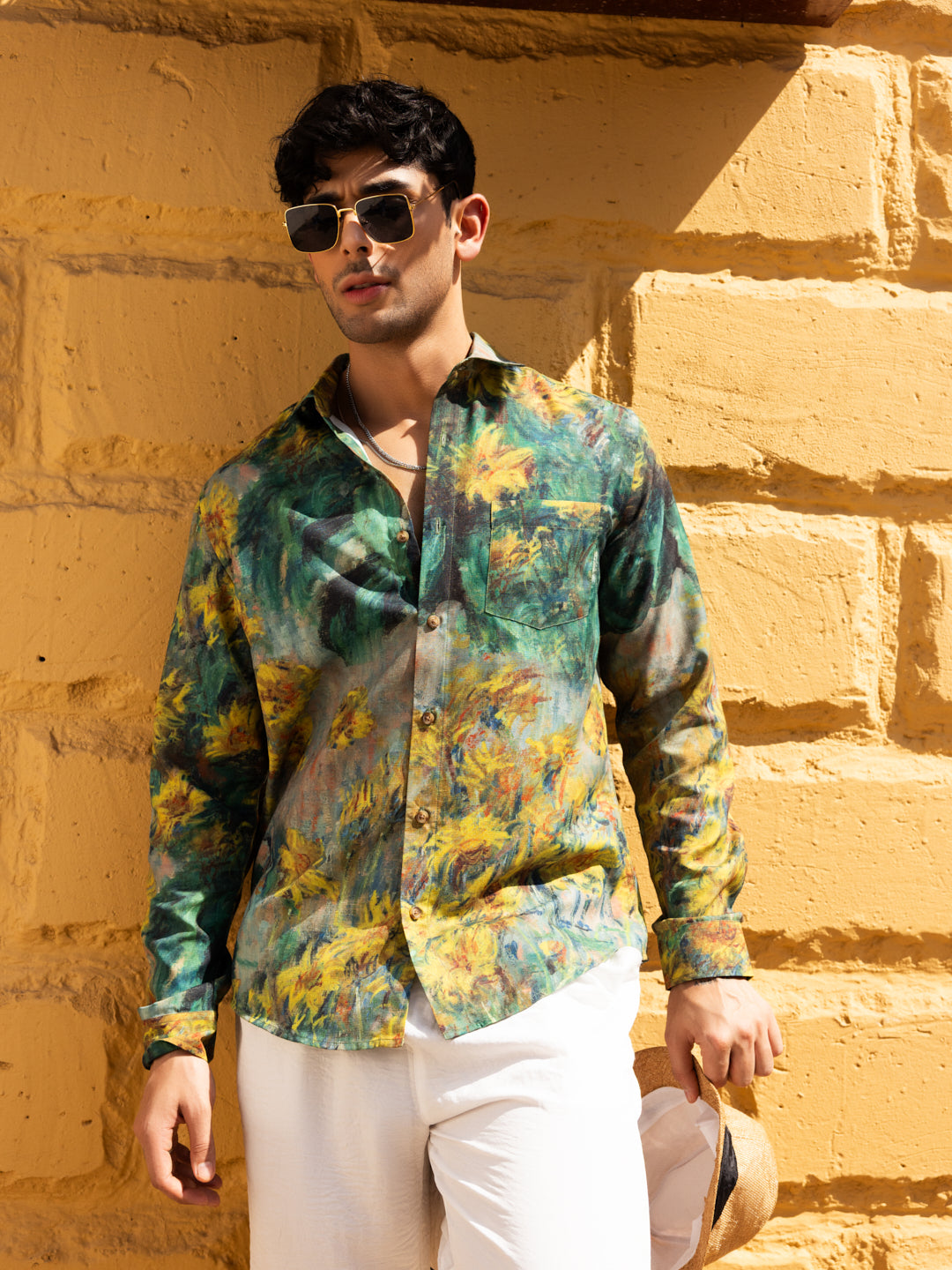 Brushstroke Canvas Multicolor Shirt