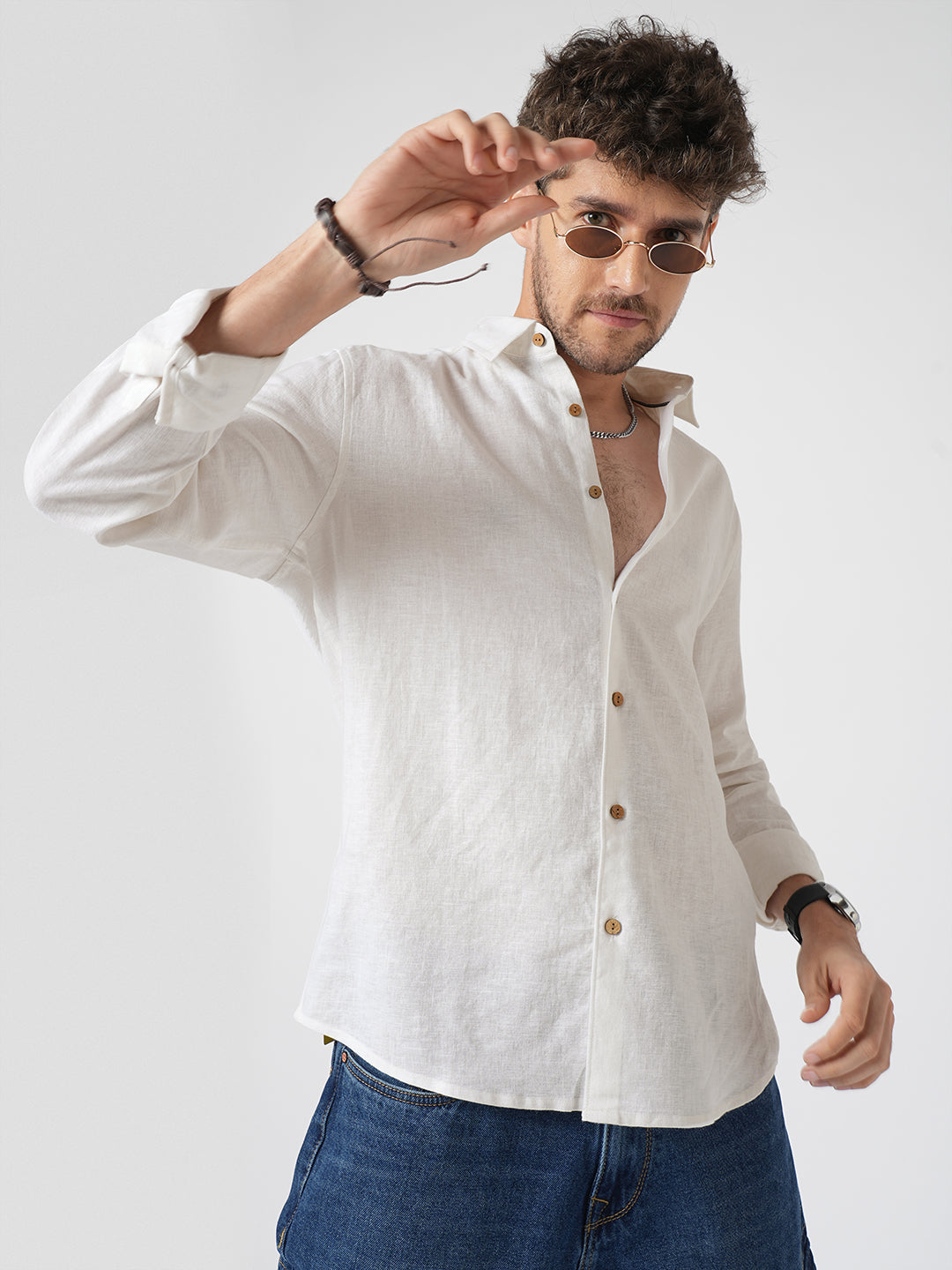 Vanilla Luxe Pure Linen Shirt