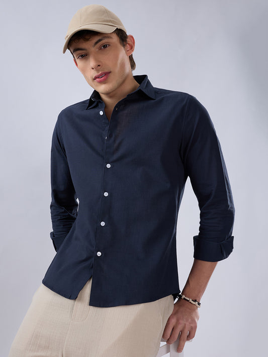 Solid Navy Everyday Shirt