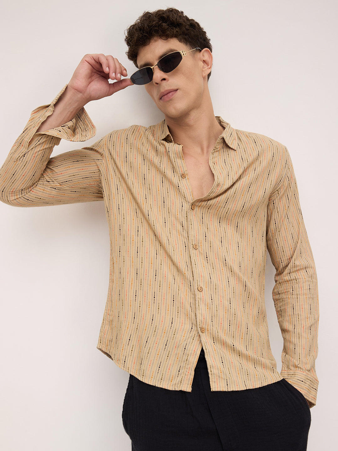 Sunkissed Beadtrail Pecan Pie Beige Shirt