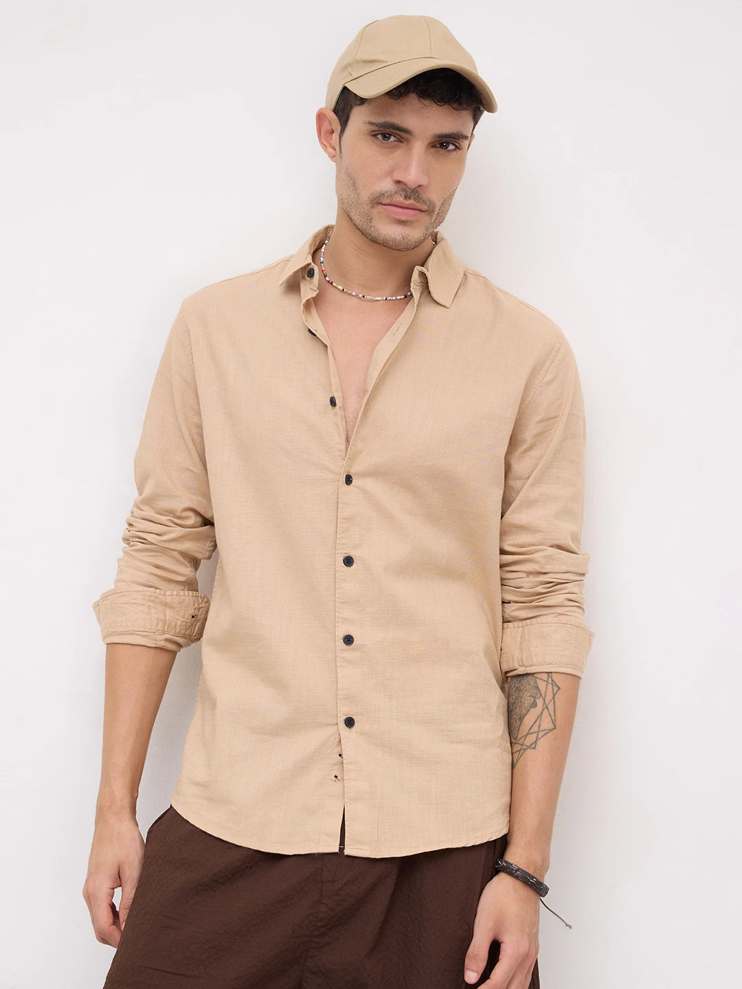 British Tan Beige Everyday Shirt