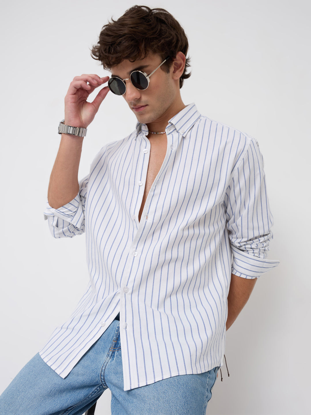 Nautical Line Oxford Summer Shirt