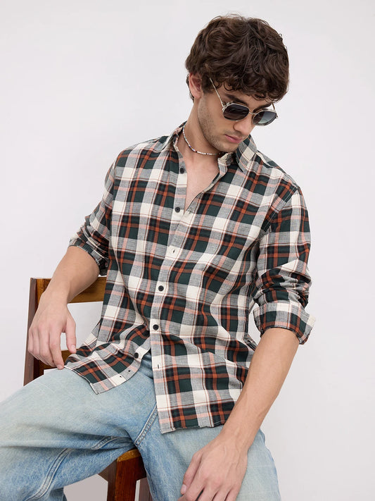 Tartan Pop Multicolor Check Shirt