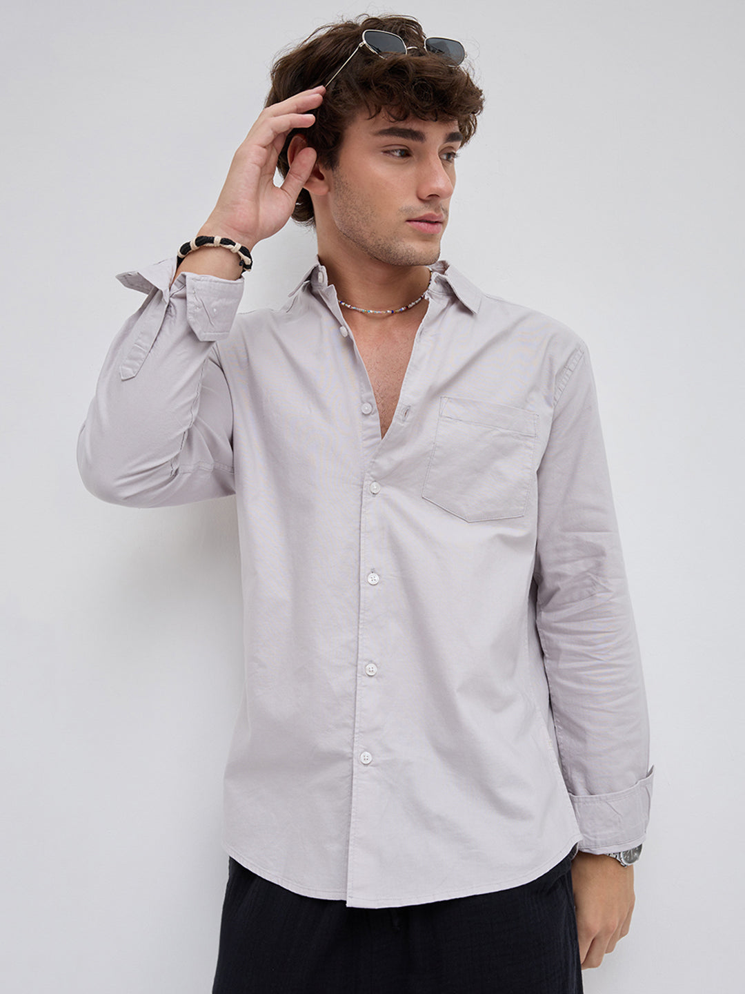 Zero Effort Style Grey Shirt
