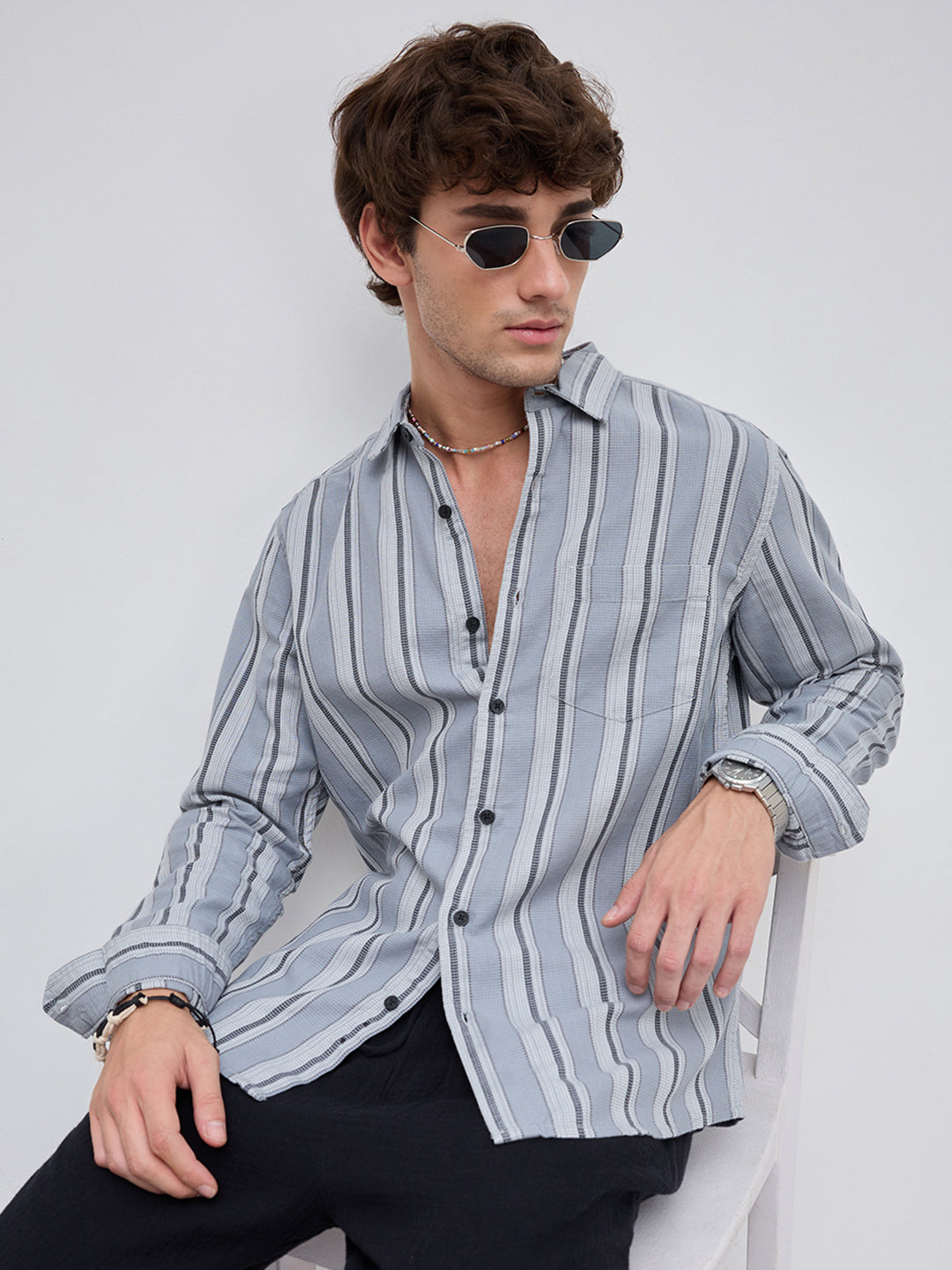 Ash Flow Linear Shirt