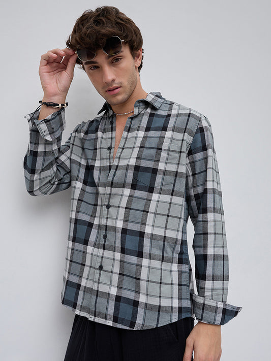 Evergreen Elite Cyber Grid Shirt