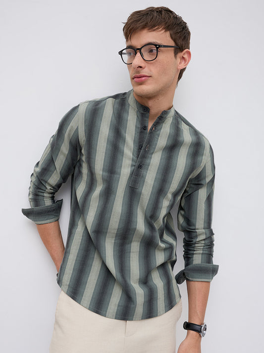 Forest Rhythm Multi Stripes Kurta