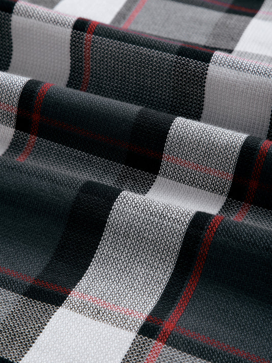 Premium Cotton Urban Grey & Black Plaid Checks Shirt