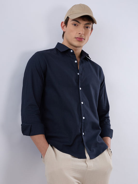 Solid Navy Everyday Shirt