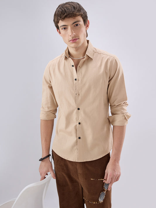British Tan Beige Everyday Shirt
