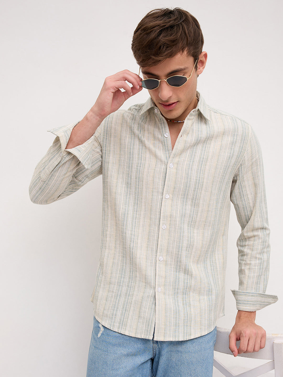 Coastal Breeze Multi Striped Shirt