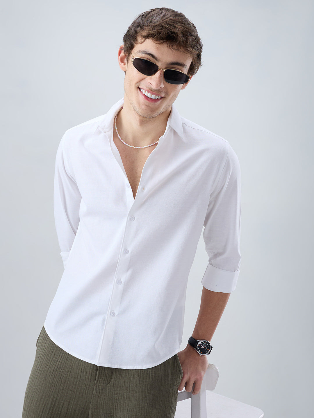 Solid White Everyday Shirt