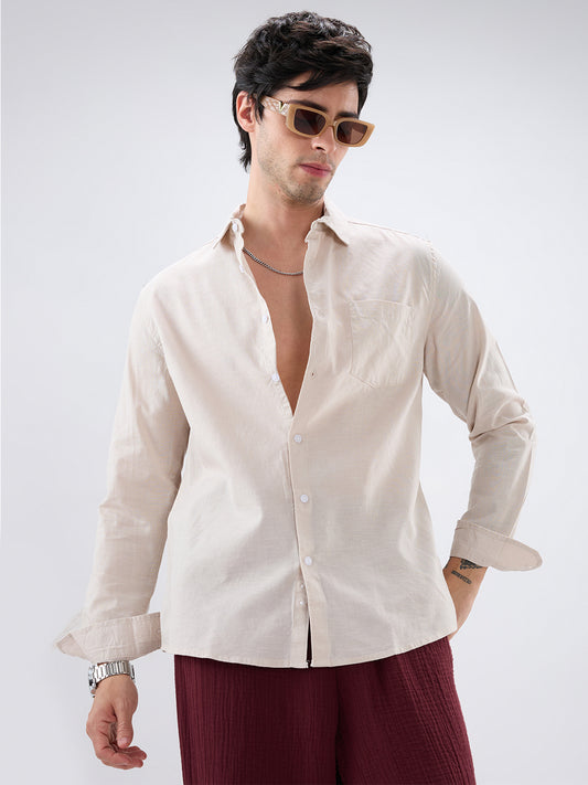 Classic Beige Everyday Shirt
