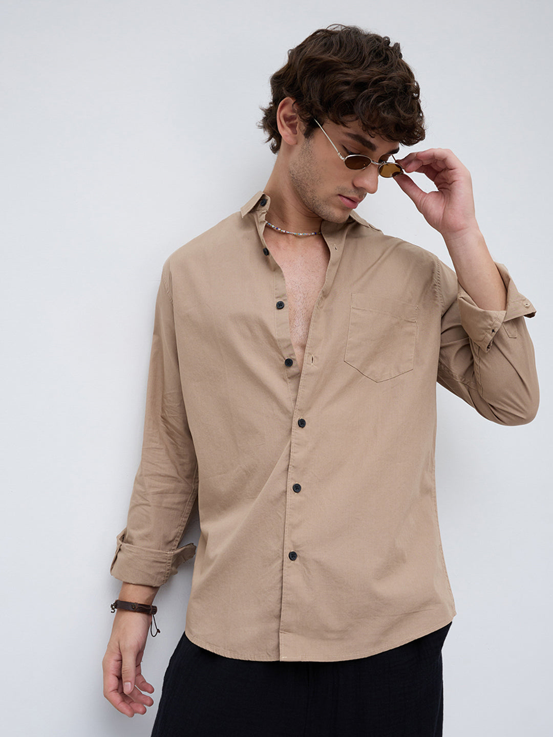 Stone Khaki Premium Metropolitan Daily Shirt