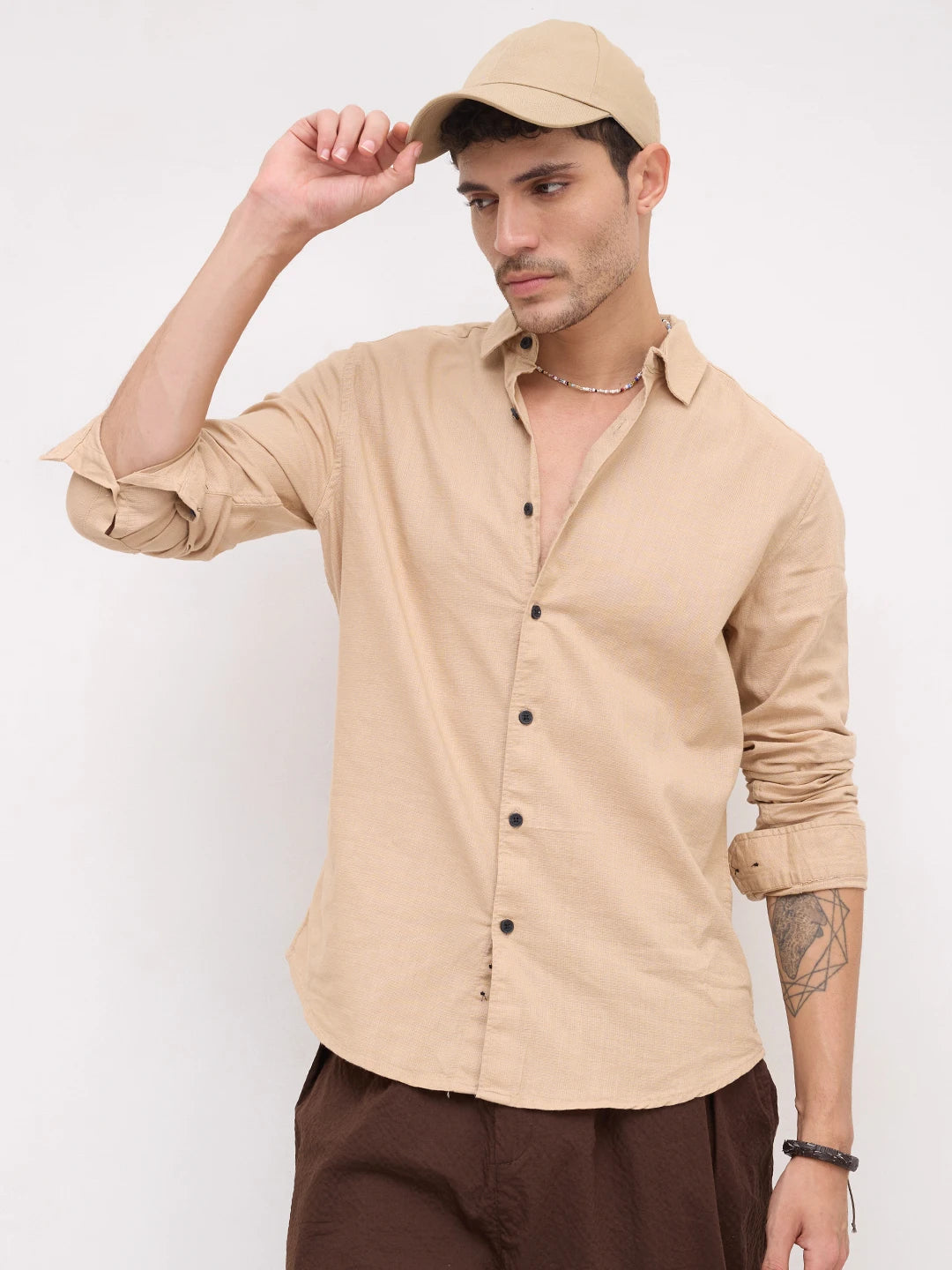 British Tan Beige Everyday Shirt