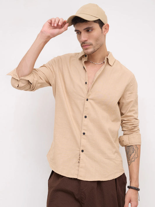 British Tan Beige Everyday Shirt