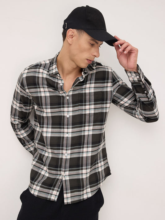 Evergreen Plaid Checks Opulent Shirt