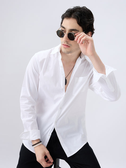 Minimal White Essentials Shirt