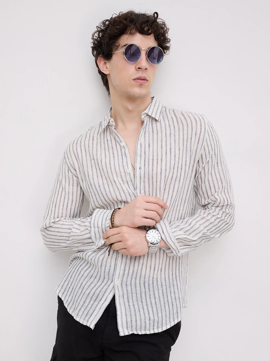Blue Grainline Burlap Shirt