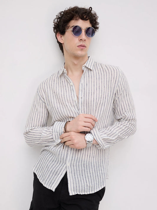 Blue Grainline Burlap Shirt