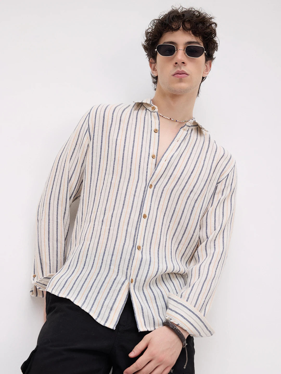 Artisan Ivory Multi Striped Shirt