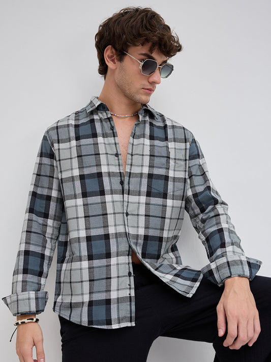 Evergreen Elite Cyber Grid Shirt