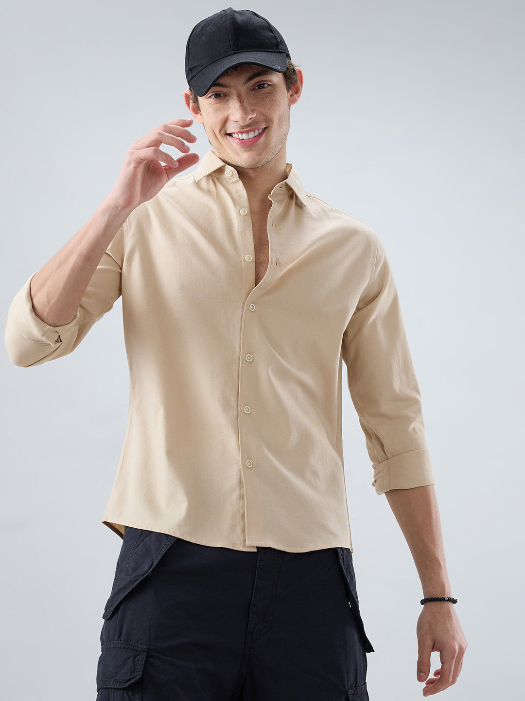 Classic Sand Beige Everyday Shirt