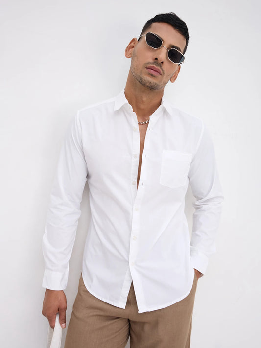 Minimal White Essentials Shirt